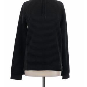 Apana Size M Pullover  Black Ribbed Pullover Hoodie